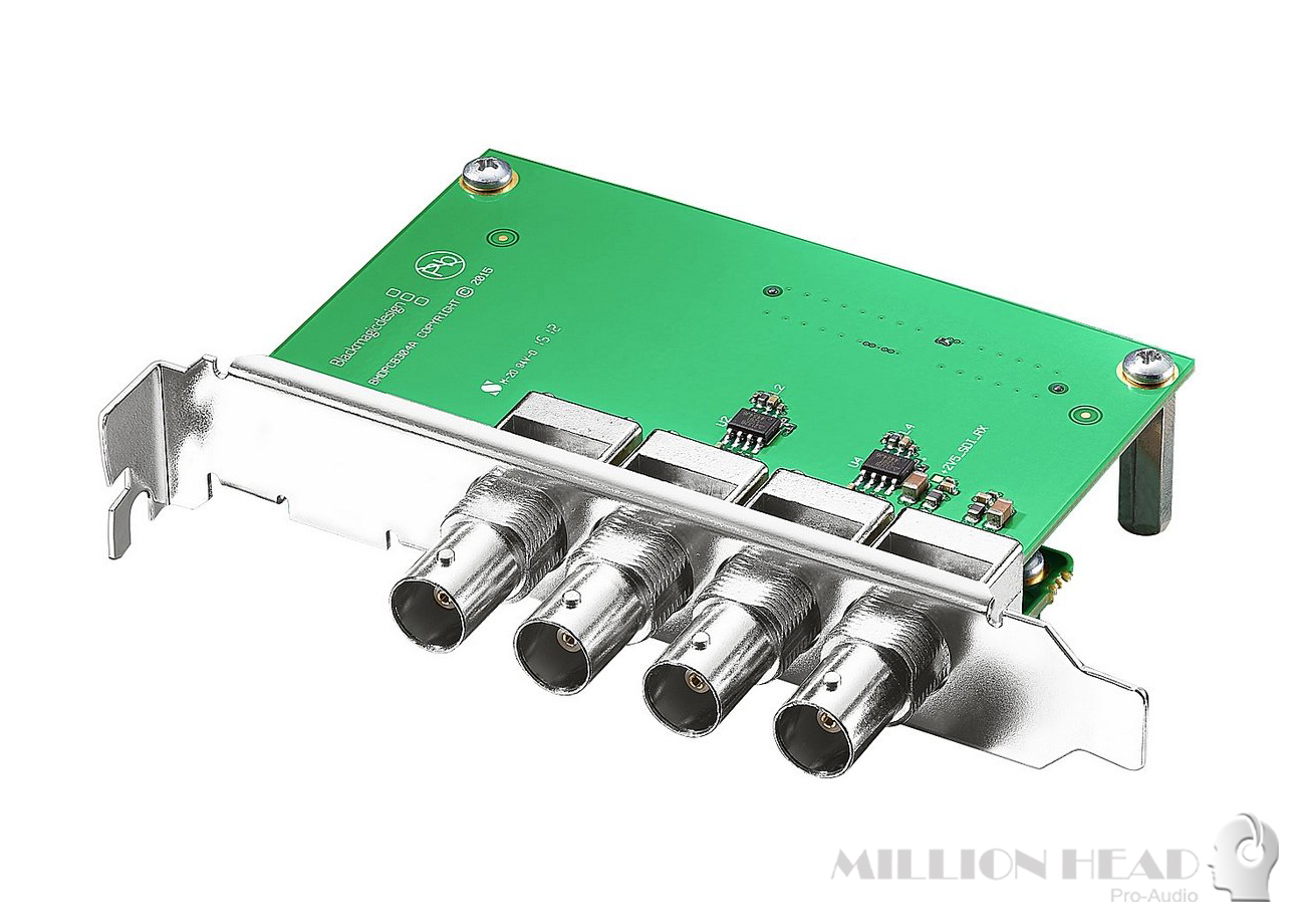 Blackmagic Design : DeckLink 4K Extreme 12G - Quad SDI by MillionHead  มิลเลี่ยนเฮด จำหน่ายอุปกรณ์ บันทึกเสียง เครื่องเสียง ดีเจ ระบบแสง สี เสียง